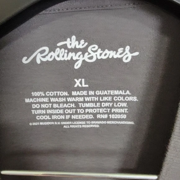 The Rolling Stones Tongue and Lips Hot Lips 100% Cotton Licensed Band Tee XL - Picture 4 of 4